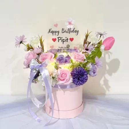 Bloom Box Akrilik Ucapan Ulang Tahun Kabupaten Bojonegoro